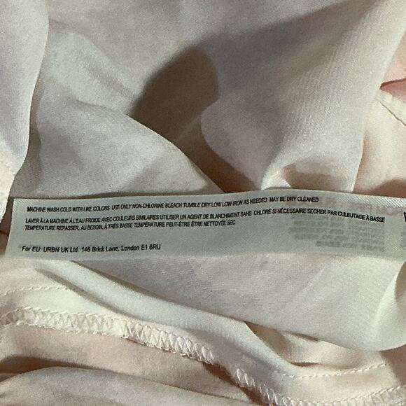 Free People Intimately Pink Tie Dye Maxi Dress Adjustable Spaghetti Straps Large - Picture 11 of 11